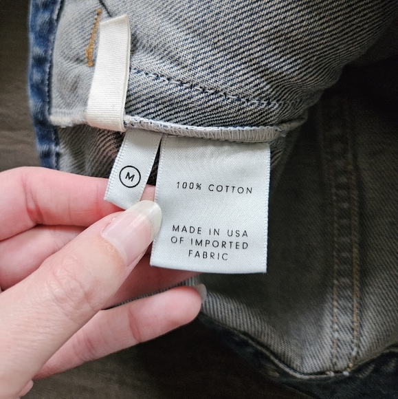 GRLFRND Bianca Oh Girl Wash Denim Trucker Jacket Size Medium - Picture 12 of 16